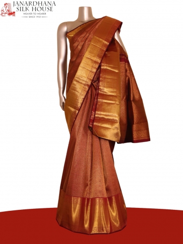 Contemporary Classic Bridal Kanjeevaram Silk Saree